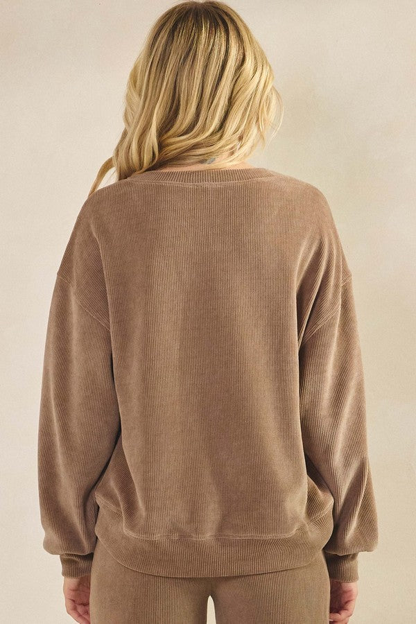 God Is Love Corduroy Sweatshirt