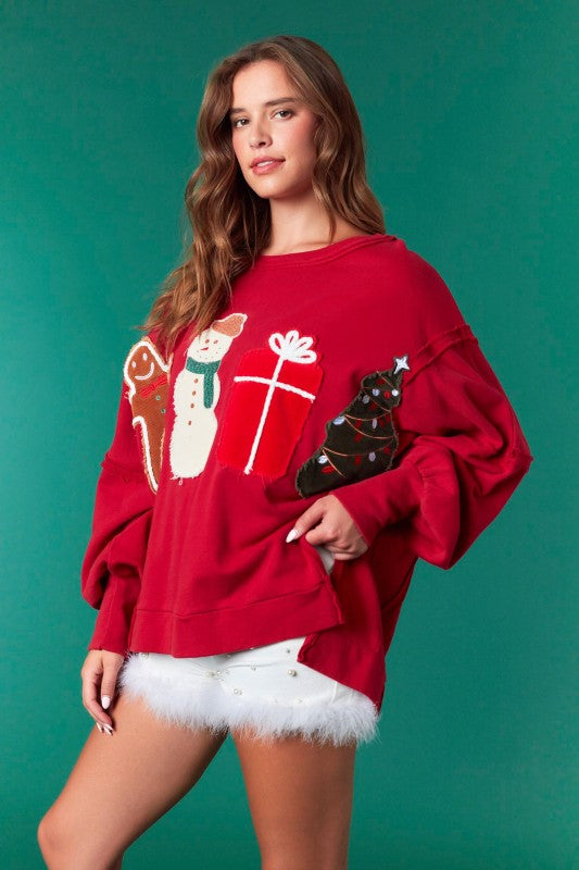 Merry & Bright Babe Sweatshirt” 🎁✨
