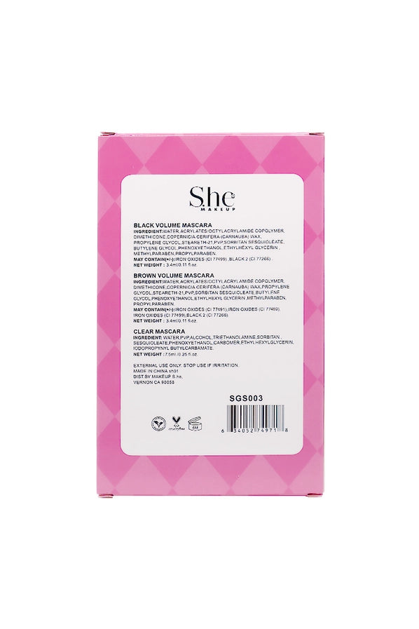 3pc Mascara Set