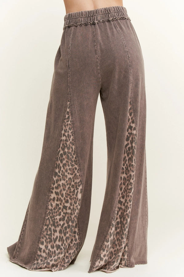 Going Strong Leopard Flare Pants