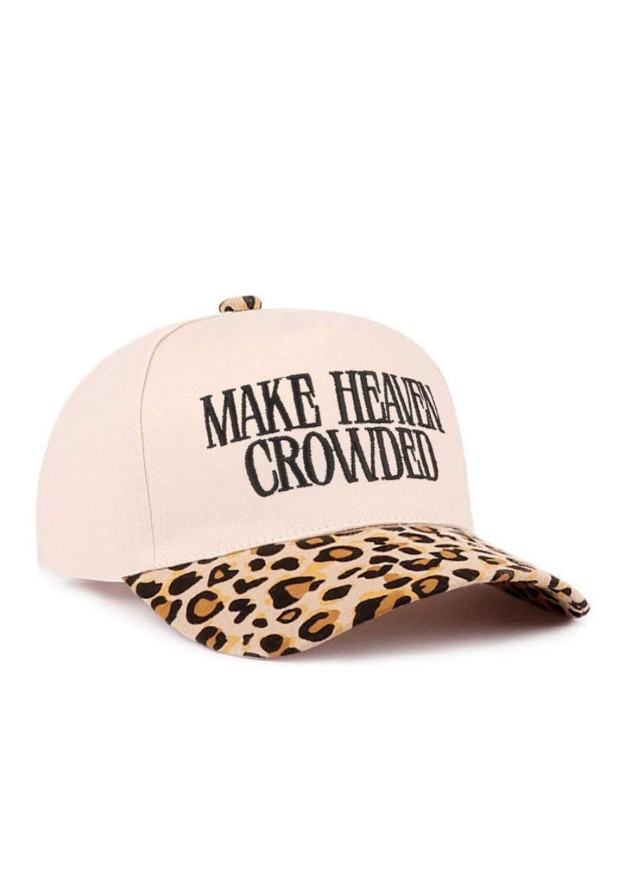 MAKE HEAVEN CROWDED Leopard Hat