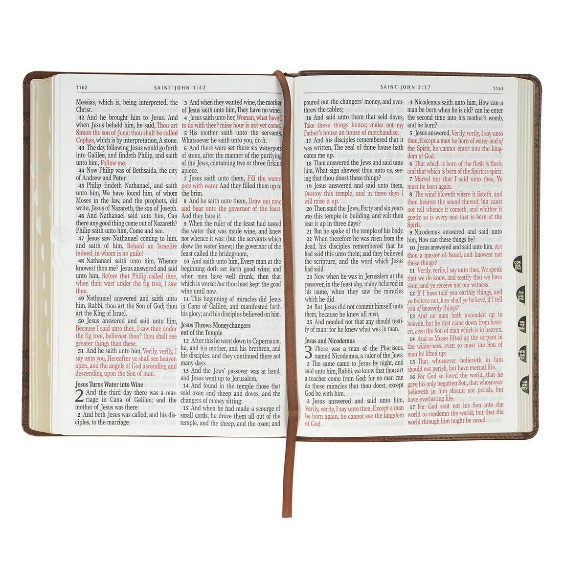 Kjv Bible Giant Print Full-Size Faux Leather, Crown/Amazing