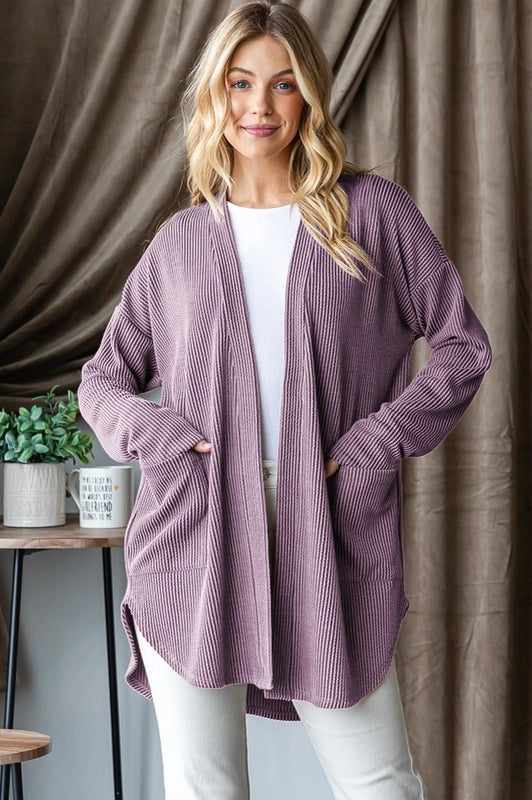 The Stay In Cardigan- Lavender