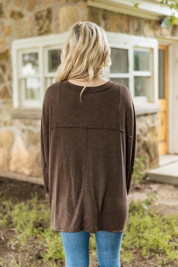Mocha Comfort Pocket Tunic