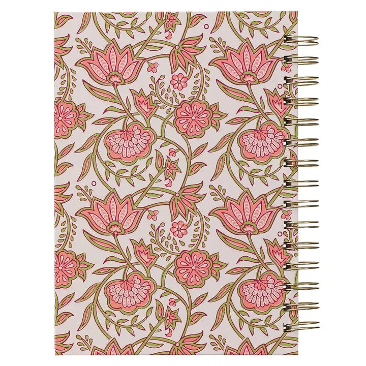 Journal Wirebound Pink Be Still & Know Ps. 46:10