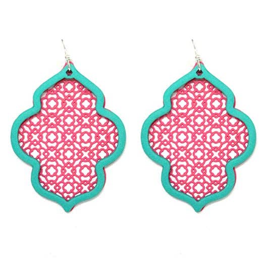 Pattern Cutout Abstract Earrings