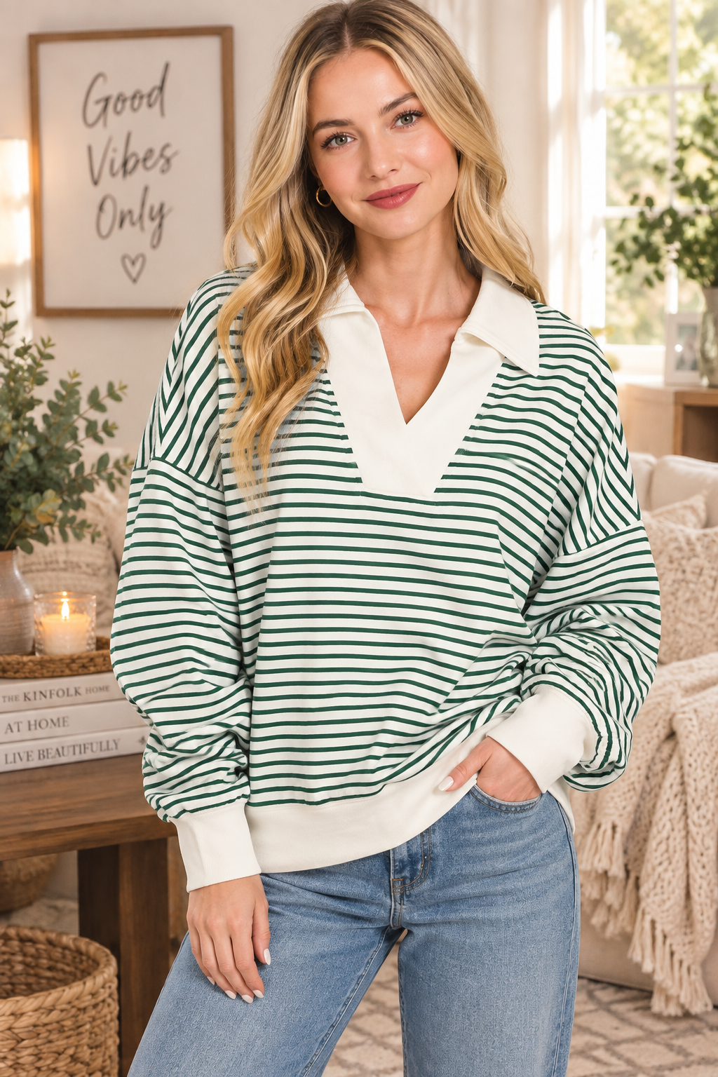No Doubt About It Stripped Top