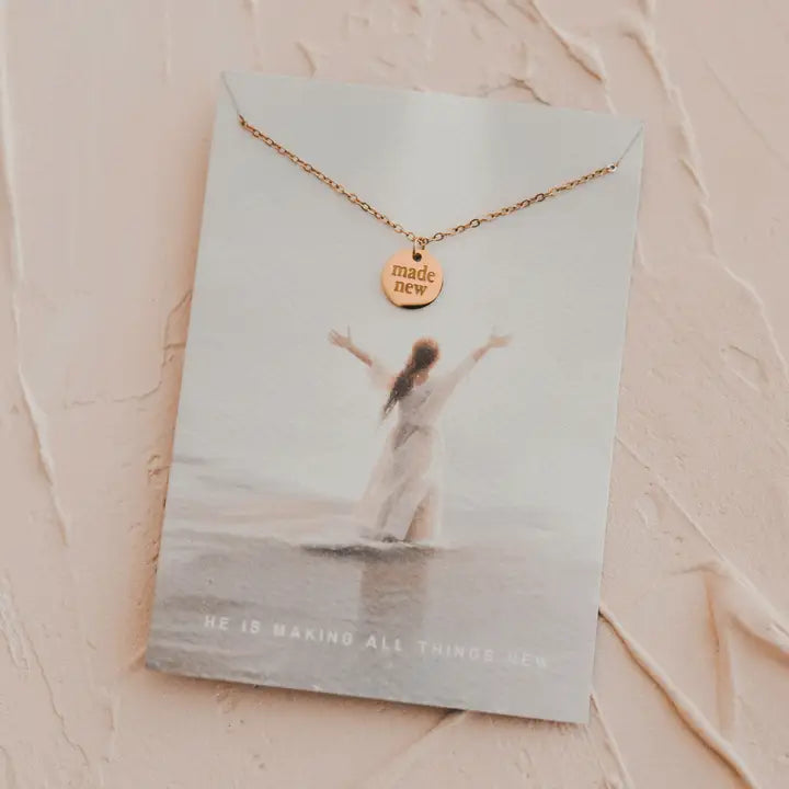 Made New Disc Necklace | Christian Jewelry
