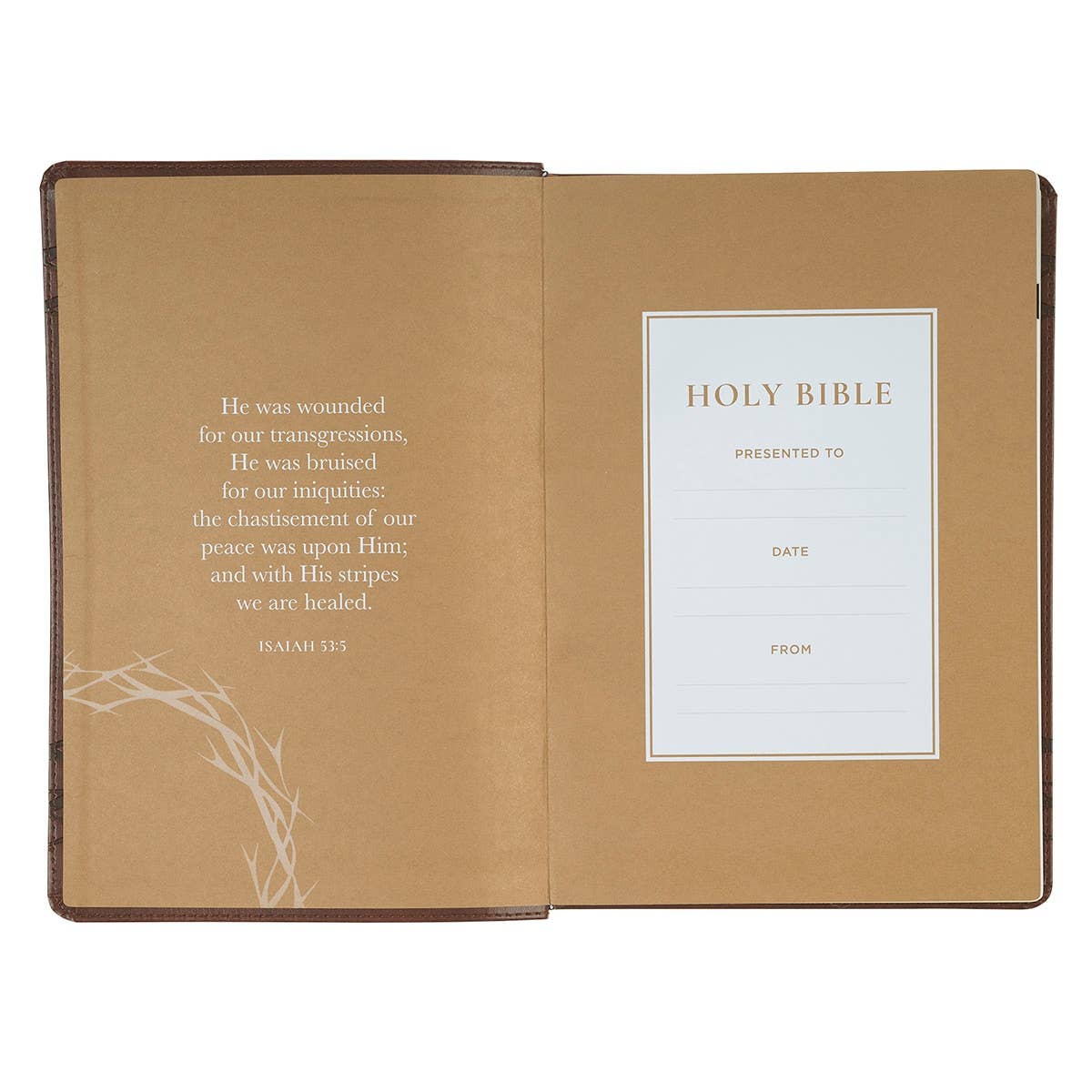 Kjv Bible Giant Print Full-Size Faux Leather, Crown/Amazing