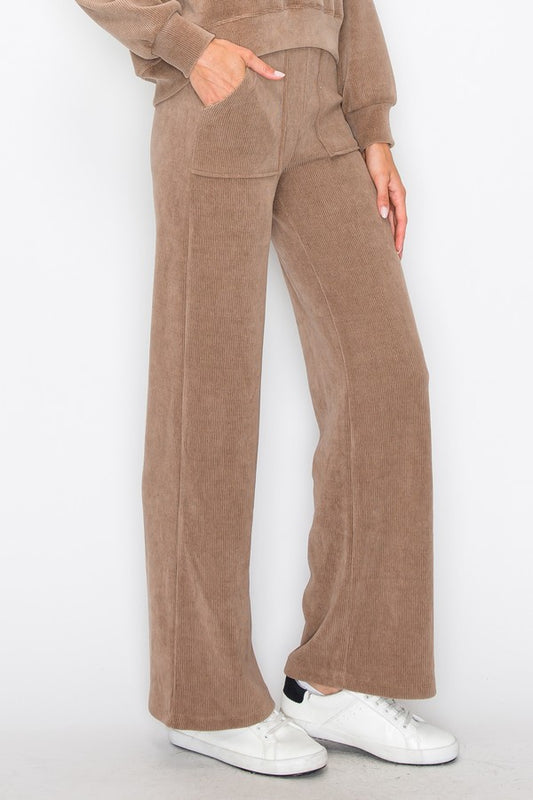 Wide Leg Corduroy Pants