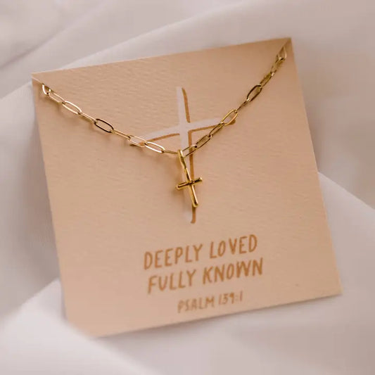 Deeply Loved Fully Known Charm Necklace I Christian Jewelry