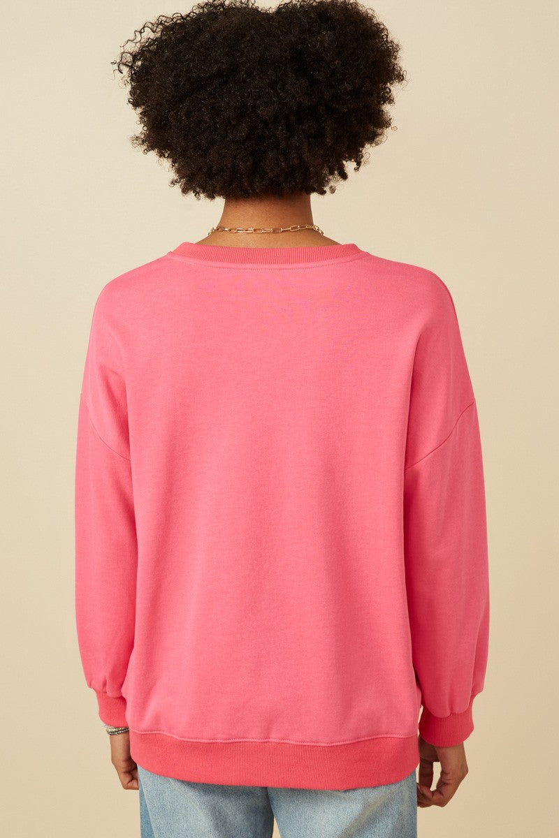 LOVE Patched Sweatshirt