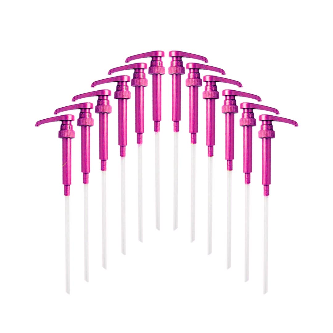 Pink Syrup Pump For 750ml Syrup Bottle each