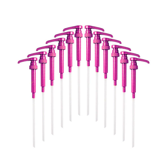 Pink Syrup Pump For 750ml Syrup Bottle each