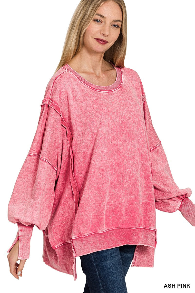 Soft Serinity Pullover Ash Pink
