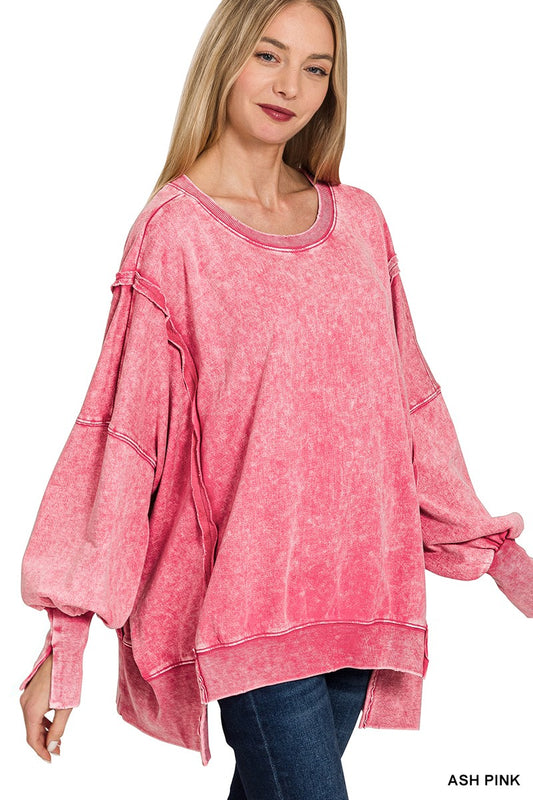Soft Serinity Pullover Ash Pink
