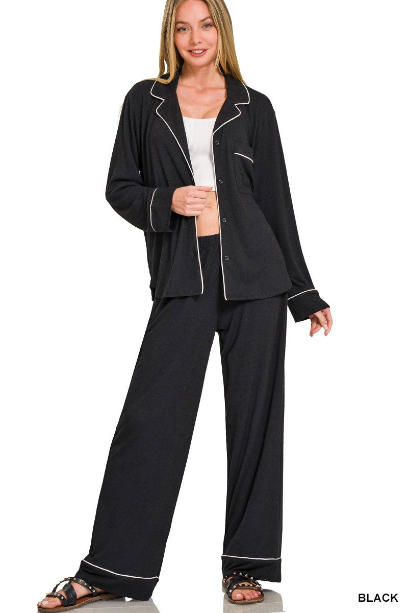 Comfort Pajamas Black