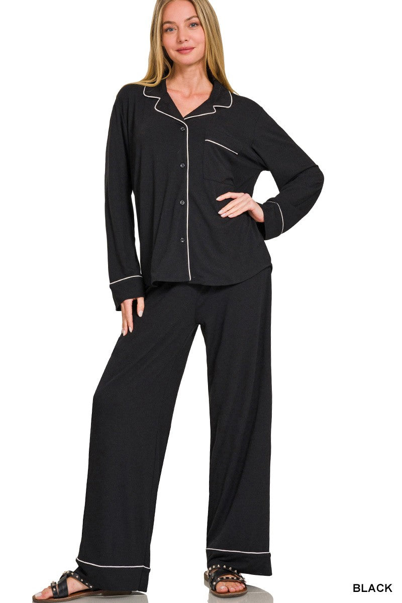 Comfort Pajamas Black