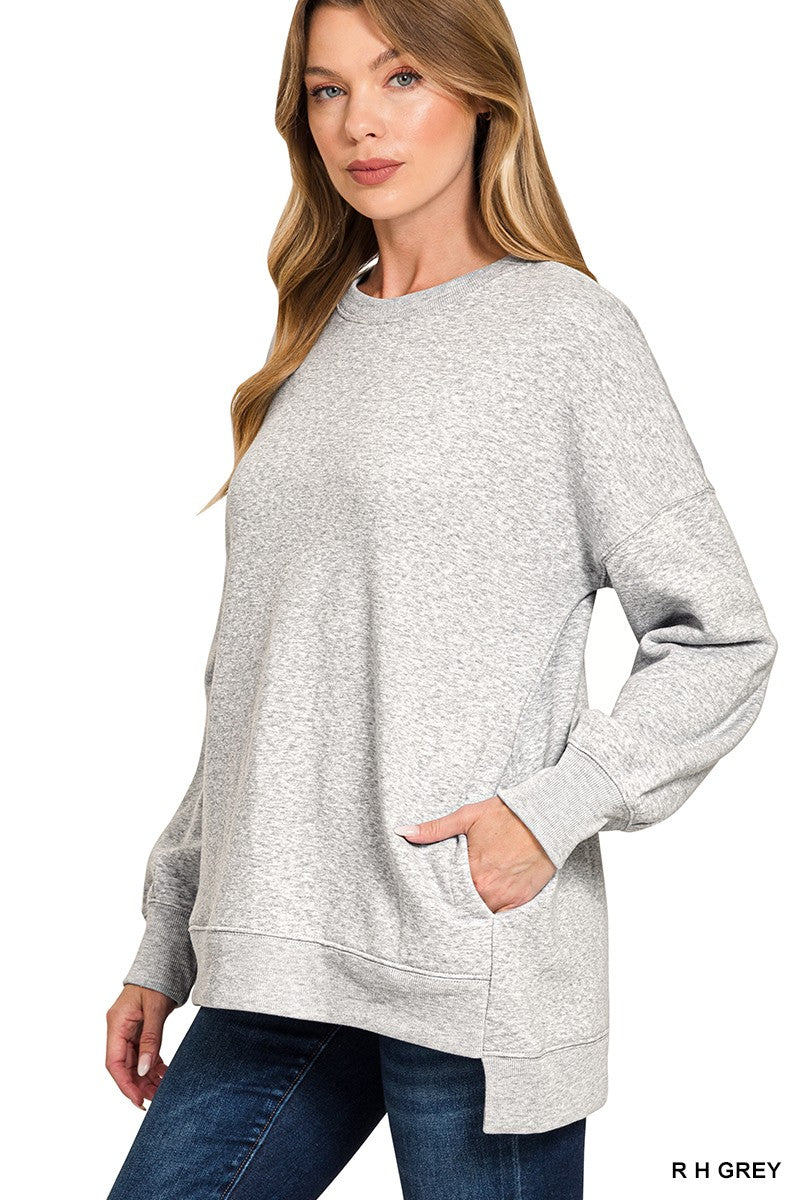 Classic Everyday Sweatshirt Heather Grey
