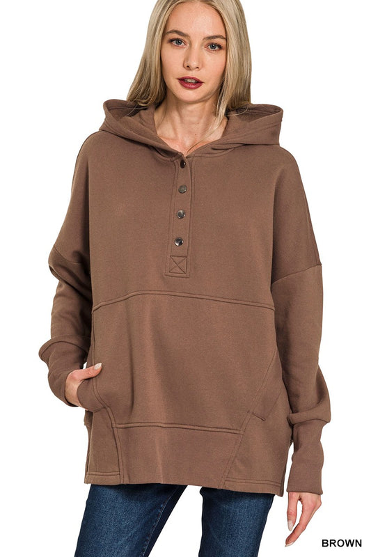 Bonfire Cozy Hoodie Brown