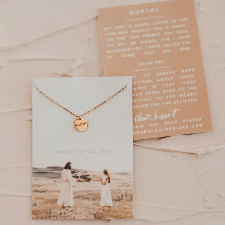 Worthy Disc Necklace | Christian Jewelry