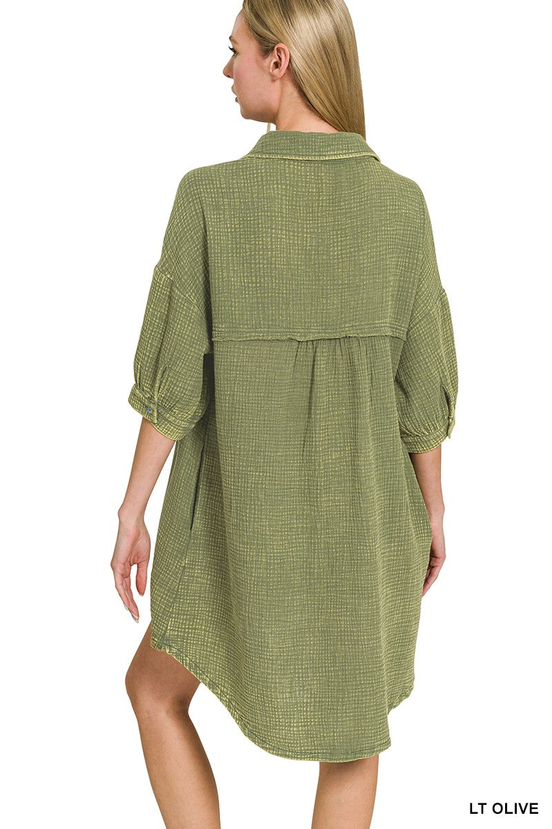 Hello Harvest Shirt Dress
