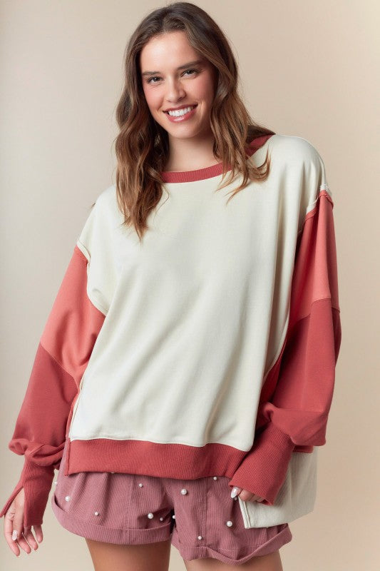 “Blushing Babe” Pullover