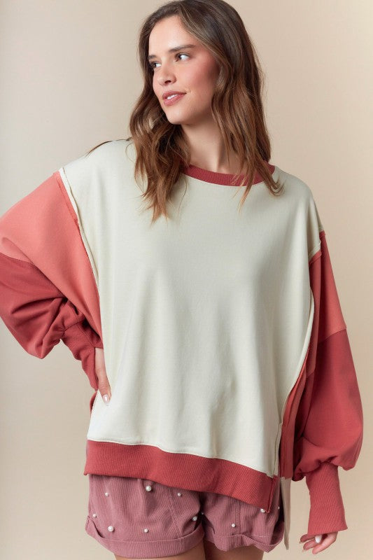 “Blushing Babe” Pullover