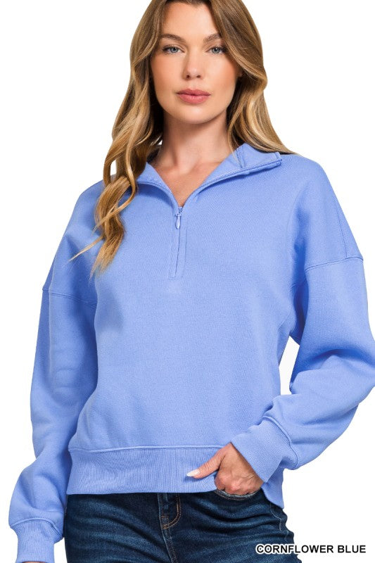 Cozy Half zip pullover