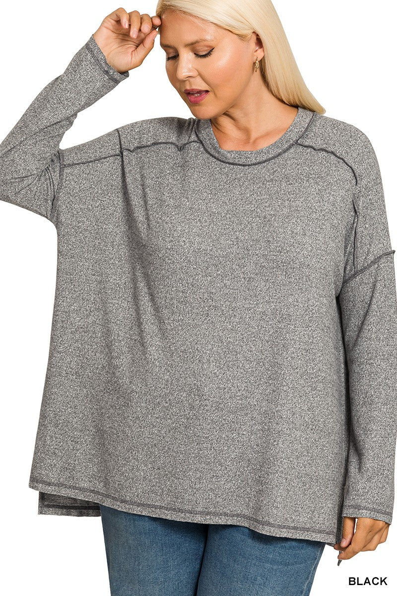 Catch Flights Not Feelings Top Black