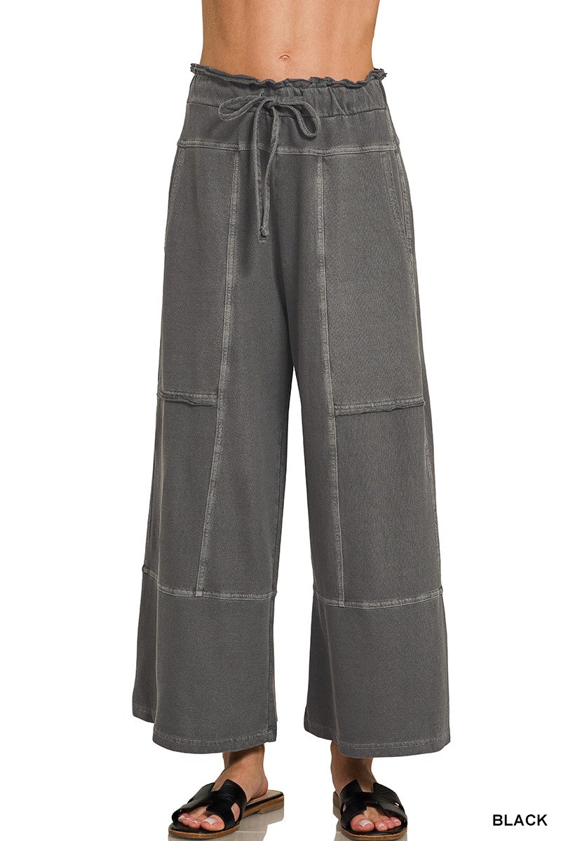 Easy Street Wide Leg Pants Black