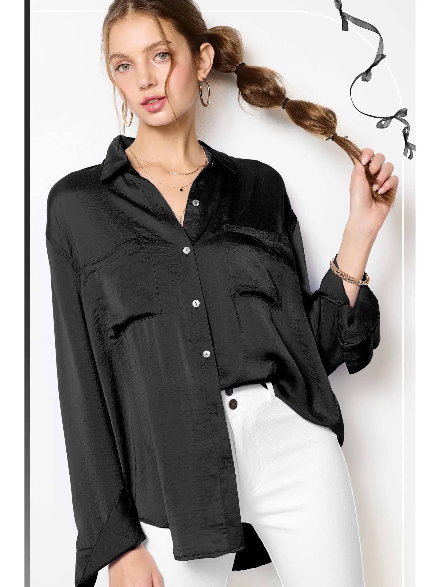 Bold & Beautiful Blouse Black