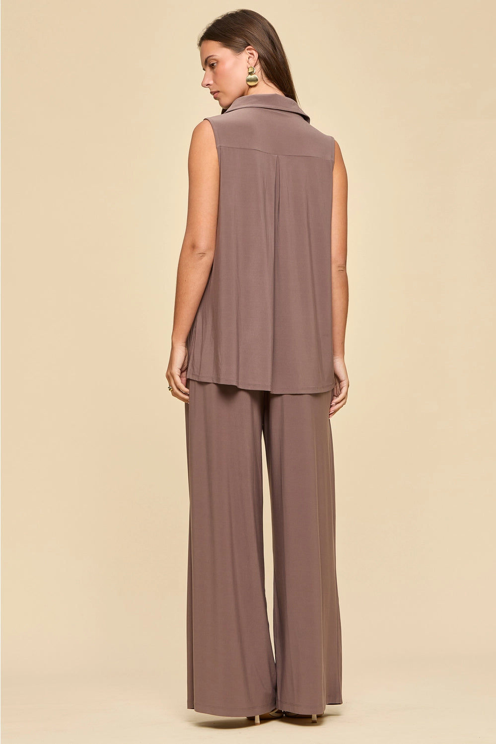 Relaxed Resort Wear Set Mocha