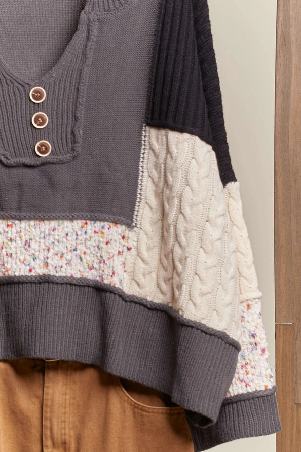 Morning Mist Knit Sweater