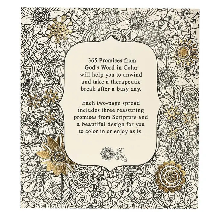 Coloring Devotional 365 Promises God's Word in Color