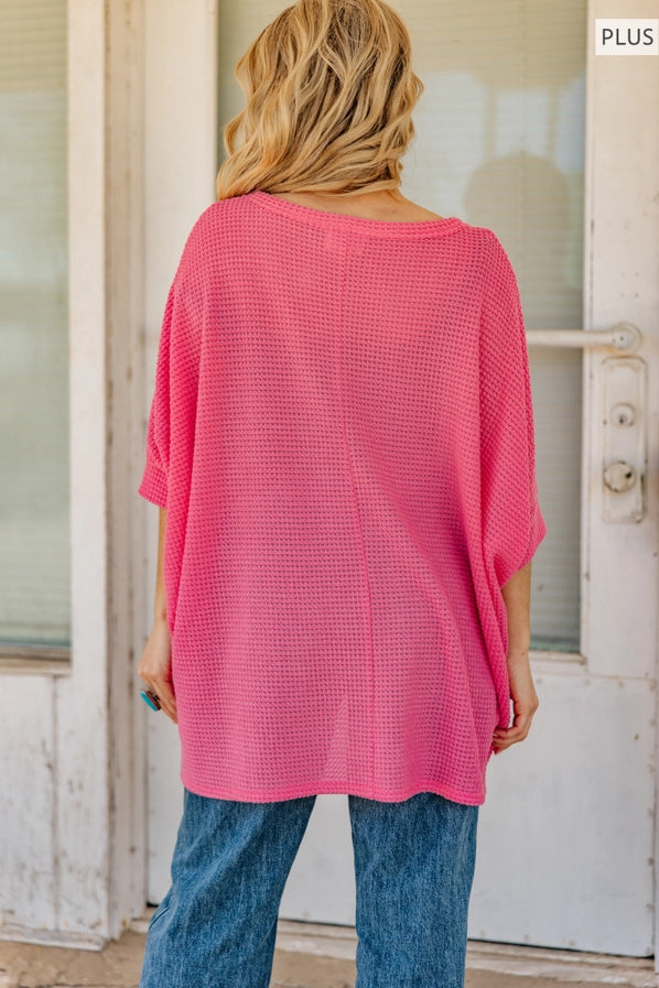 Just Follow Me Top Pink