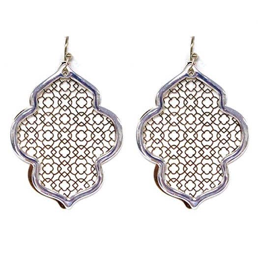 Pattern Cutout Abstract Earrings