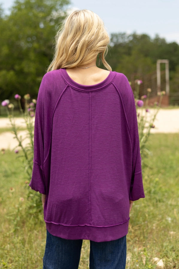 Flow Town Plum Top