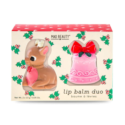 Retro Christmas Lip Balm Duo