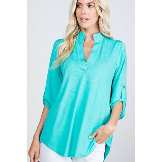 Collar Solid Top