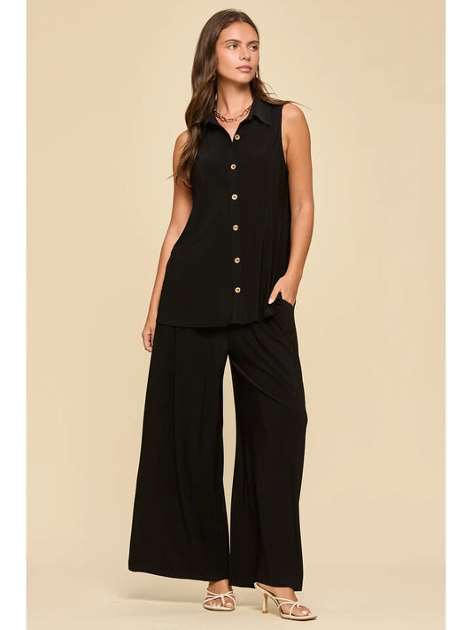 Relaxed Resort Wear Set Black