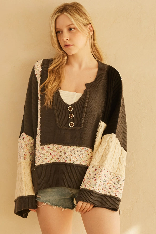 Morning Mist Knit Sweater