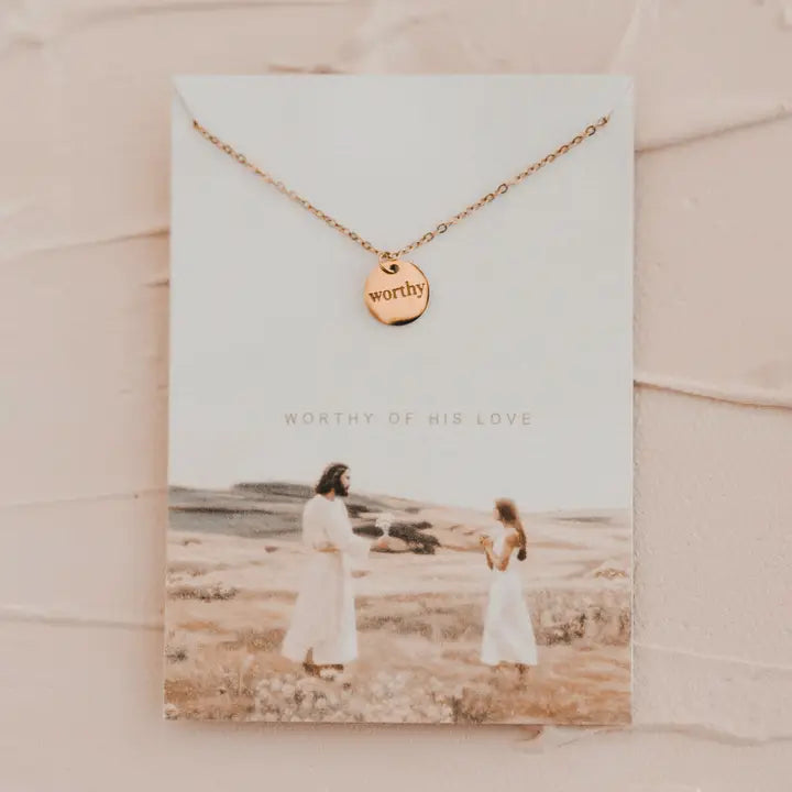 Worthy Disc Necklace | Christian Jewelry