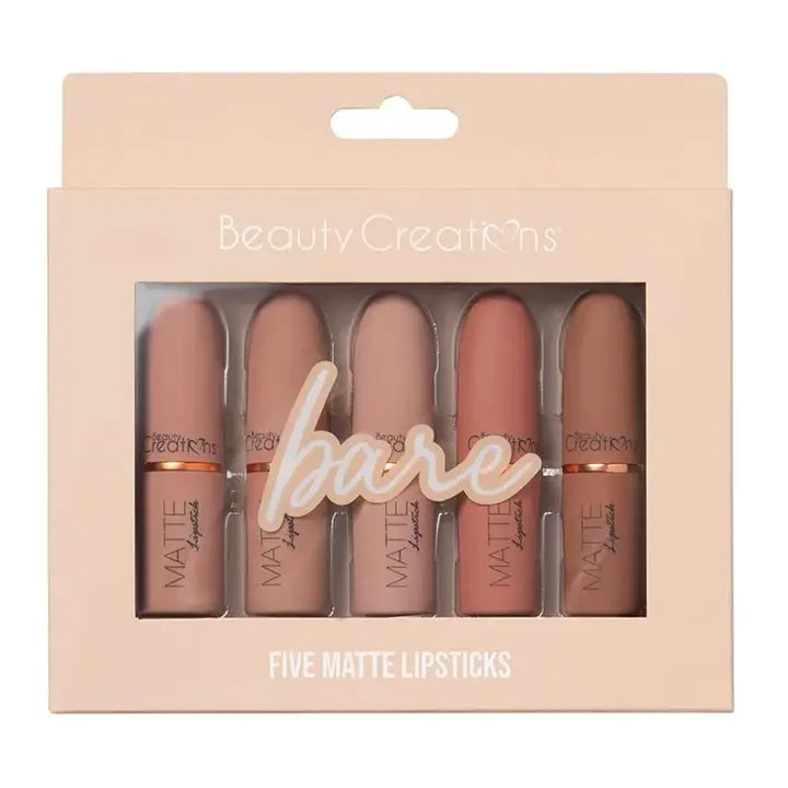 SET Bare Five Matte Lipsticks Set