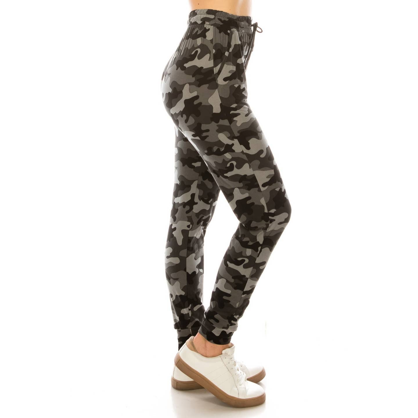 Buttery Soft Print Joggers with Drawstring