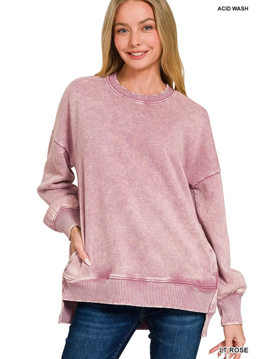 Making It Right Top Light Rose