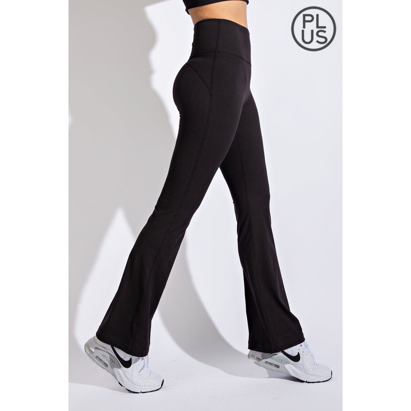 Plus Size Flared Yoga Pants