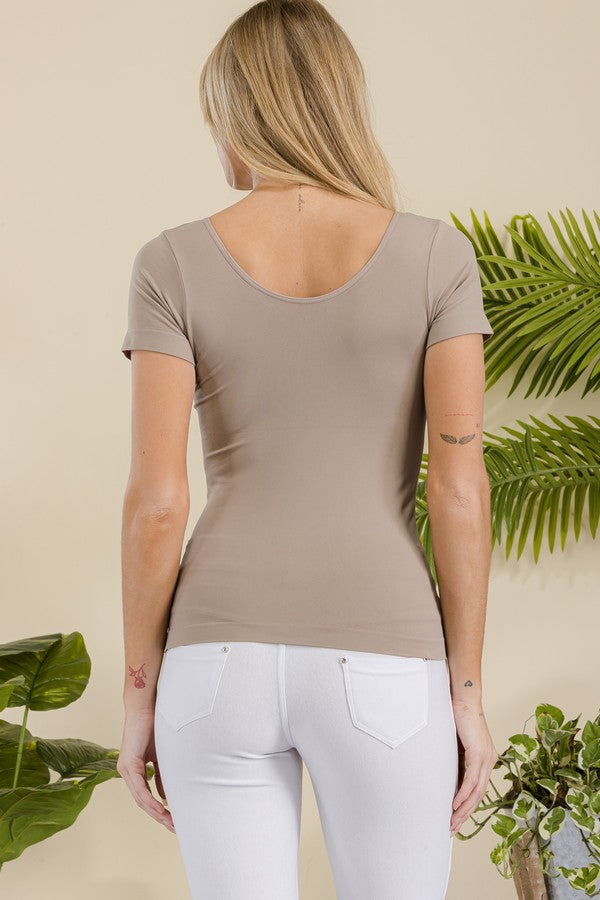 Short Sleeve Slimming Top