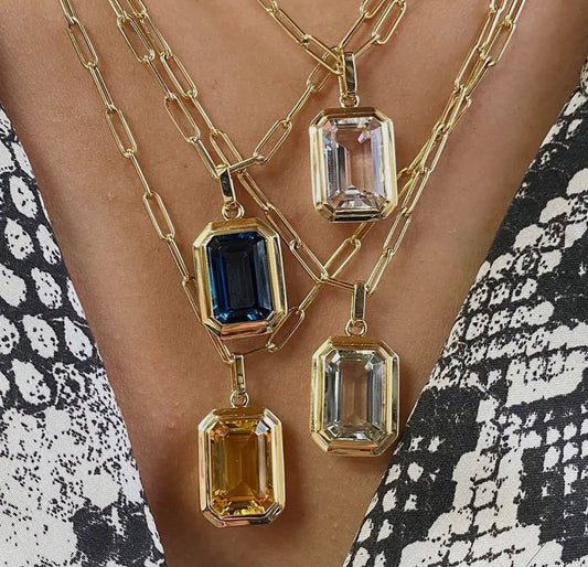 Pendent Paperclip Necklace