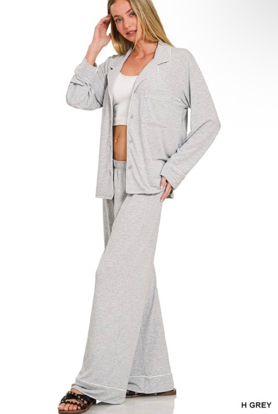 Comfort Pajamas Heather Grey
